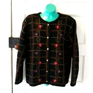 Vintage Crystal Kobe medium cardigan sweater